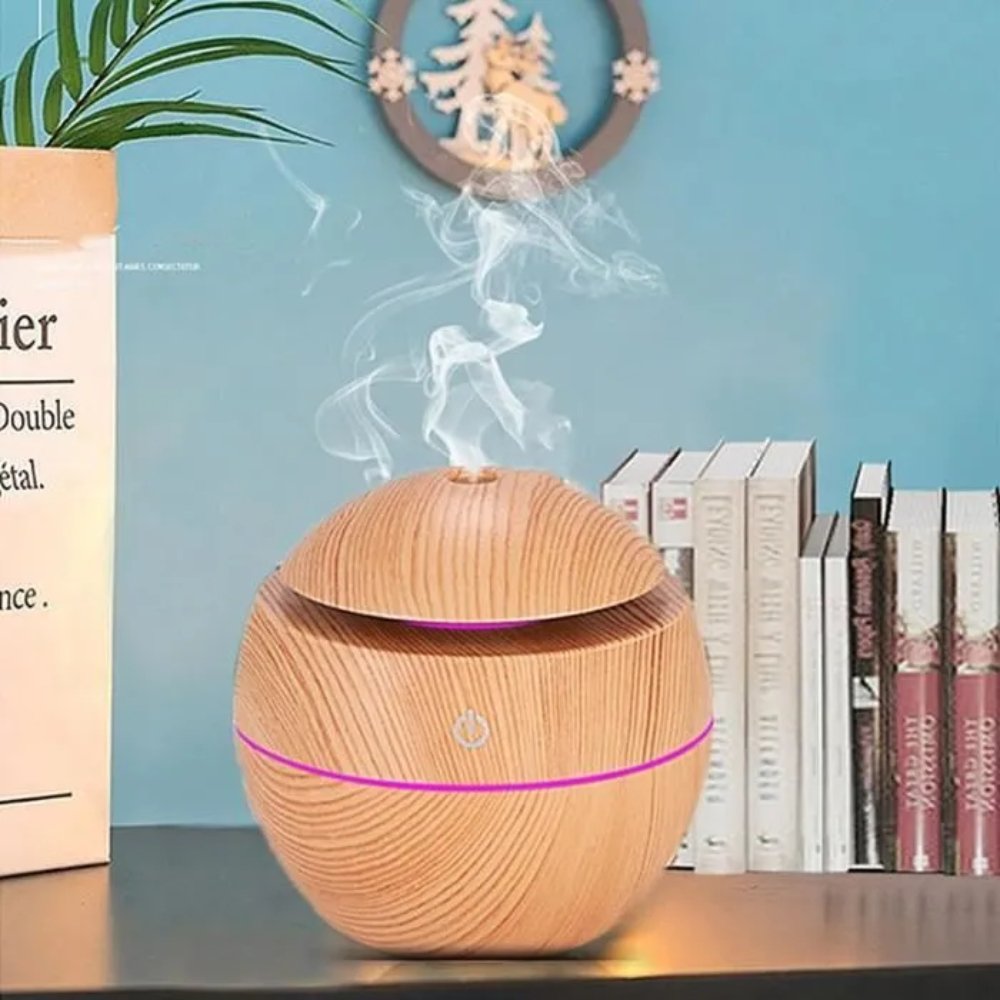 Diffuseur d'huiles essentielles ZenAroma pour une ambiance apaisante, humidification de l'air, diffuseur d'aromathérapie pour relaxation, bien-être et réduction du stress